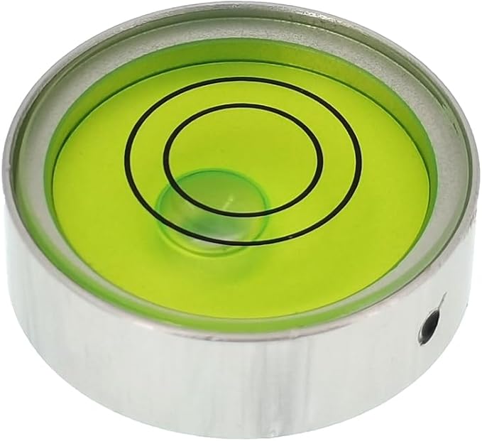 Nivel de burbuja universal horizontal de metal con tornillo M6 miniatura 3