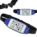 Produktbild N4U Online® Laufen Fitness Sport Bund Gürteltasche Hülle Apple iPhone 5 Dunkelblau