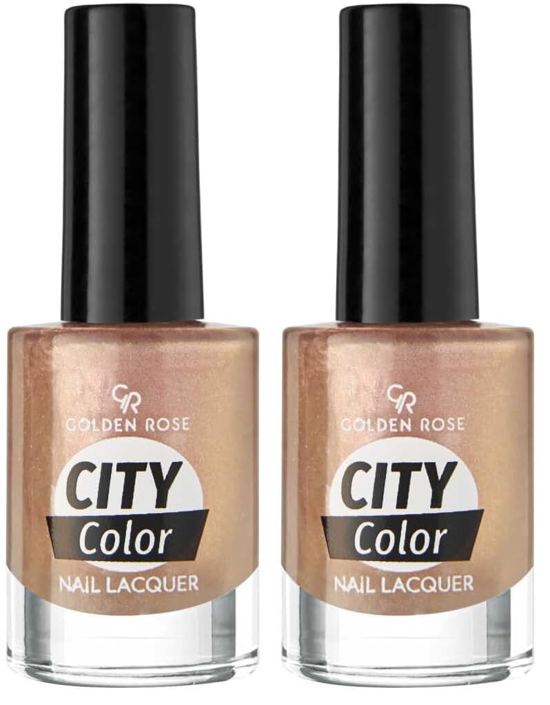 Golden Rose City Color Nail Lacquer No:81 - Oje 2li paket