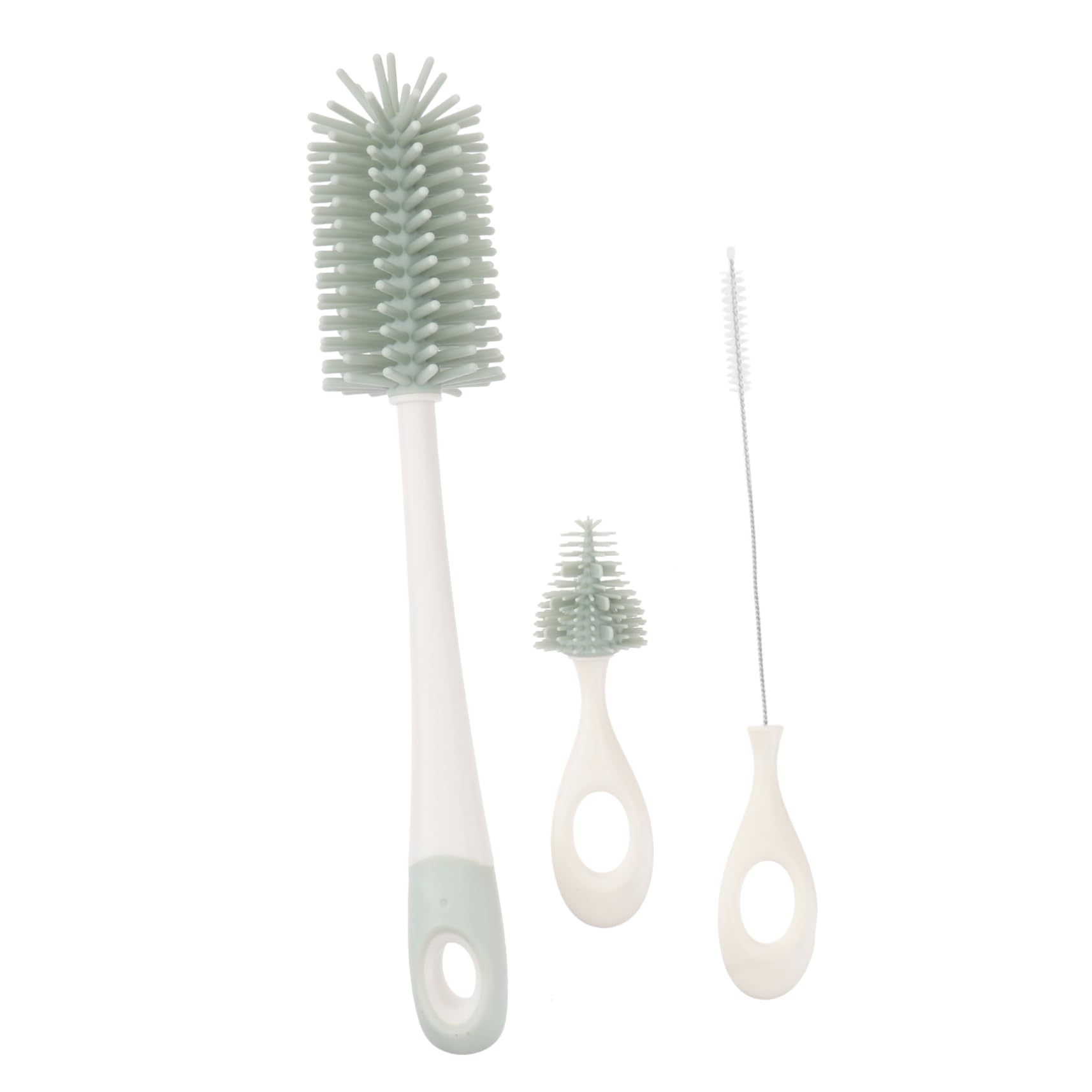 UPKOCH 2pezzi Spazzole Silicone Per La e Bottiglie Rotazione Bristle Per Rimuovere Macchie