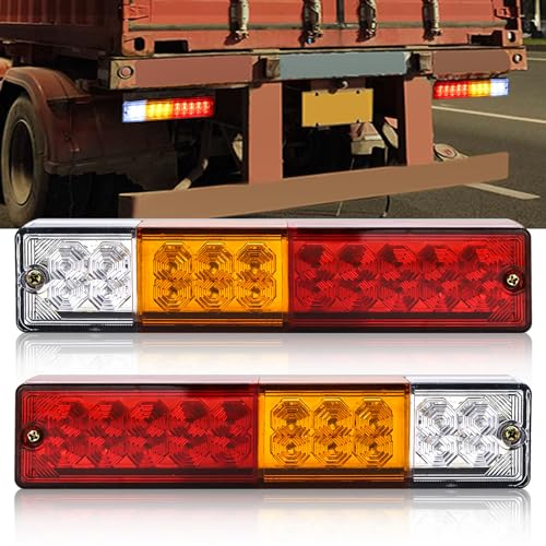 トラックテールランプ Amazon | トラック 12V 汎用 防水 LED テールランプ 【 左右