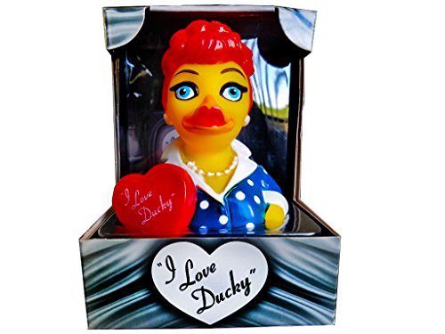 Celebriducks I Love Ducky Floating Rubber Ducks - Collectible Bath Toy Gift For Kids & Adults Of All Ages #TOP5
