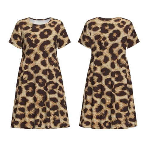 Robe d'été léopard imprimé tendance motif animalier - 6
