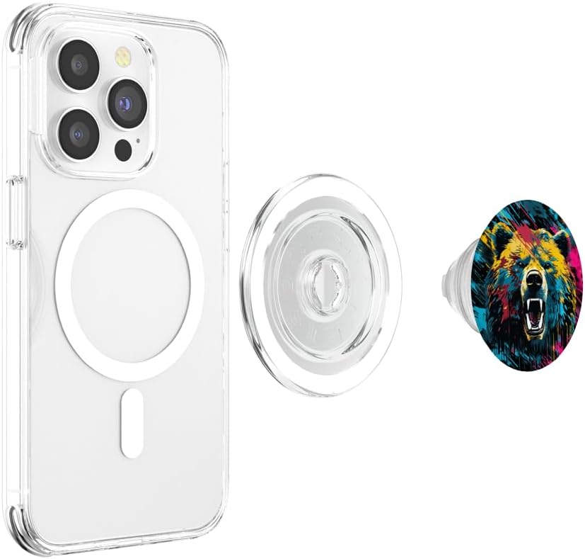 Grizzly Bear PopSockets MagSafe PopGrip for iPhone