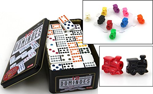 Preisvergleich Produktbild Ludomax Mexican Train Set Std. , Doppel 12 Domino, Trend Spiel