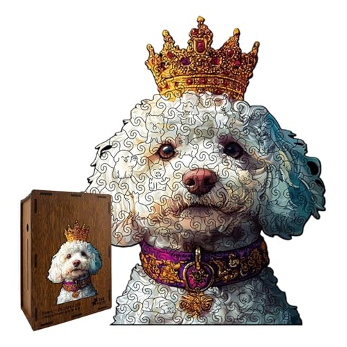 Puzle para perros de madera con corte láser y formas de animales para decoración