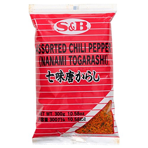 Shichimi Nanami Togarashi Chilipulver mit sieben scharfen Gewürzen 300g aus Japan