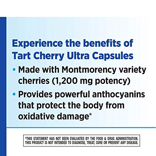 Nature's Way Tart Cherry Ultra Vegetarian Capsules, 1,200 Mg Per Serving, 90 Count #TOP2