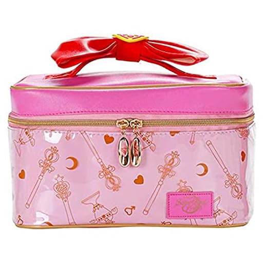 Sailor Girl Makeup Bag, Cosmetic Travel Organizer Storage Cartoon Bag for Girls