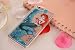 2016 Fashion Made of quicksand following luminous Case for iPhone 6plus 6s plus inch Cactus Pattern Printed Transparent Soft Protective Phone Cover for iPhone6 plus 6s plus