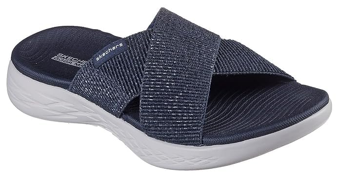Image of Skechers Women On The Go 600 Glistening Slipper Casual Shoes