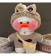 HICAS Yellow Duck Cuddly Toy, Cute Plush, Soft Duck Plush Doll, Korean, Small Yellow Duck Doll, C...