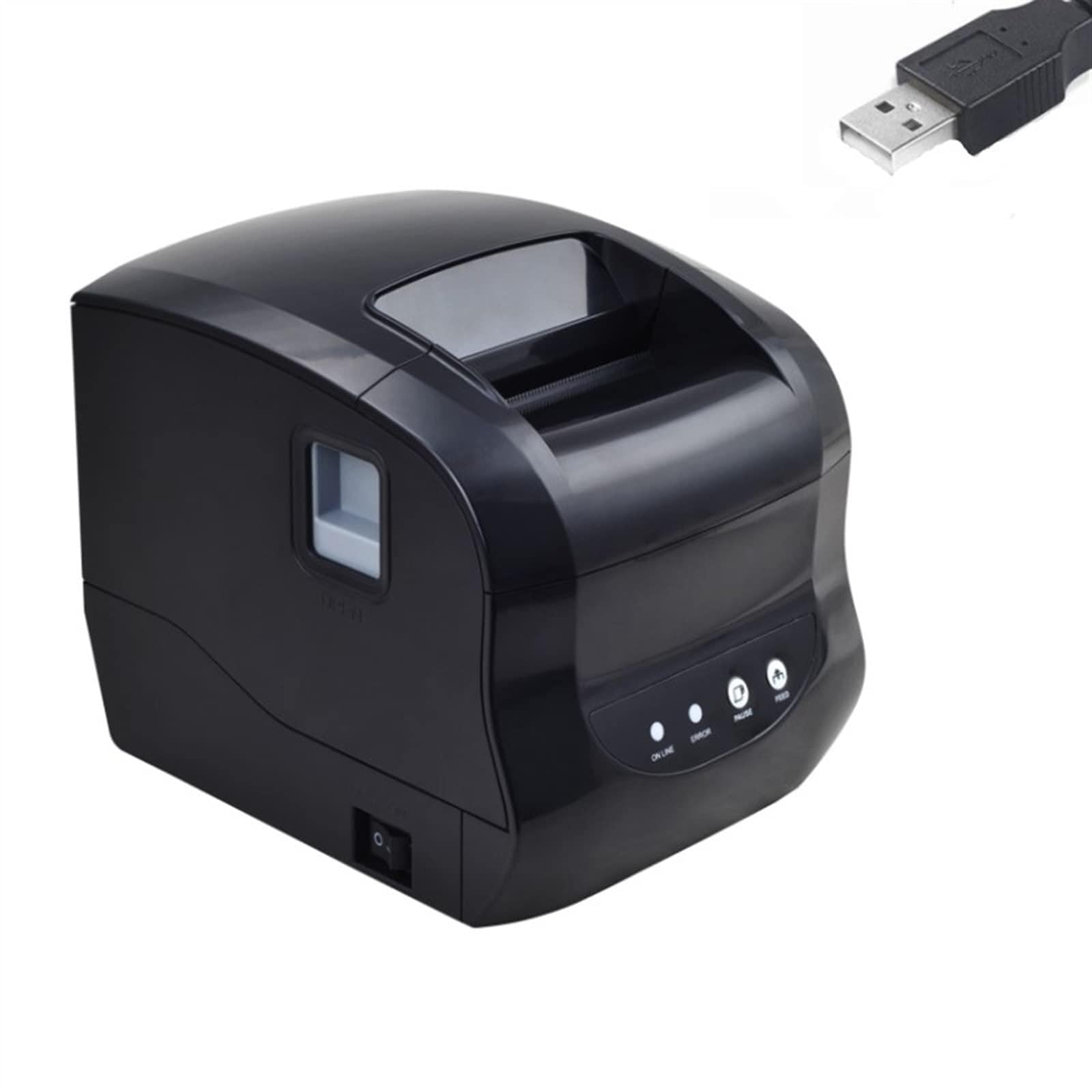 Stampanti for etichette termiche wireless 20mm-80mm Stampante for etichette con codici a barre 365B 370B 330B LAN Bluetooth USB Etiquetas Impresoras ,Effetto Di Stampa Ad Alta Risoluzione(USB-BT)