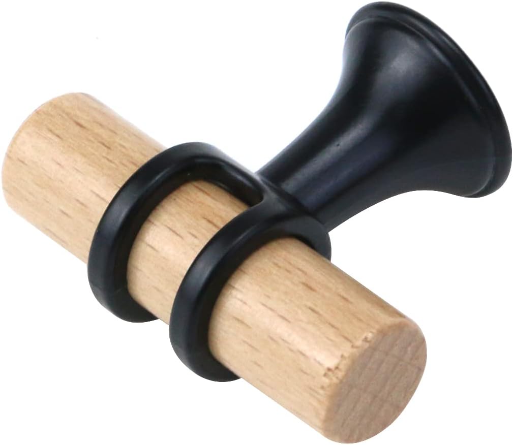 Semetall 6Pcs Wood Furniture Knobs for Dresser,Single Hole Drawer Pulls Wood,T Knobs for Dresser Drawers,Cabinets,Kitchen
