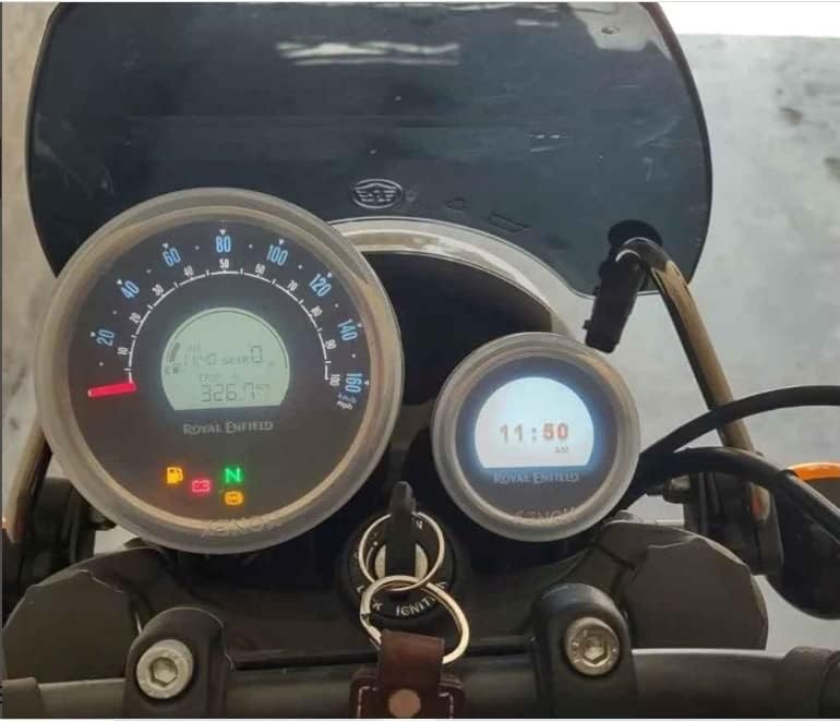Gate 7 Dashboard Screen Protector Speedometer Cover/Cap Compatible with Royal Enfield Meteor 350 (For 2021, 2022, 2023, 2024 Models Only)