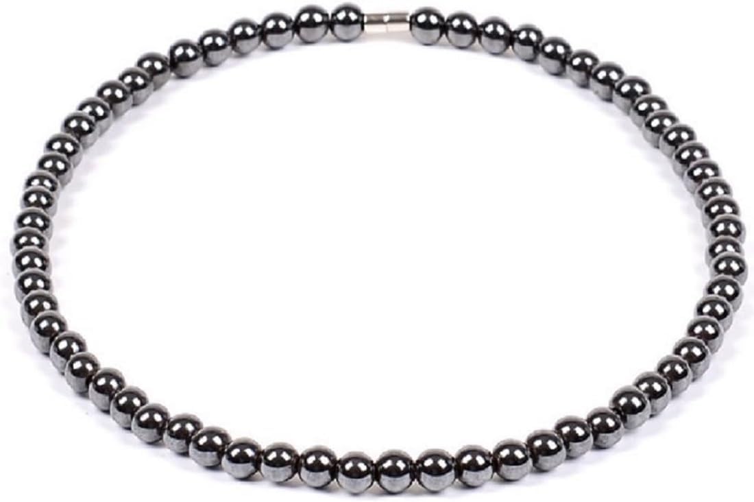 Magnetic Therapy Hematite Necklace, Hematite Magnet, Pain Relief, Support The Immune System, Magnet Necklace, Relieve Stress and Frustration, Health Gifts for Family