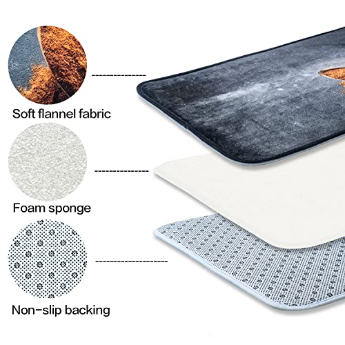 Daliffcc Kitchen Rugs,Kitchen Floor Mats,Super Soft Absorbent Flannel Non Slip Kitchen Rugs, 20"X30" 3D Print Personality Rugs To Enhance The Fun Of Cooking In The Kitchen. #TOP4