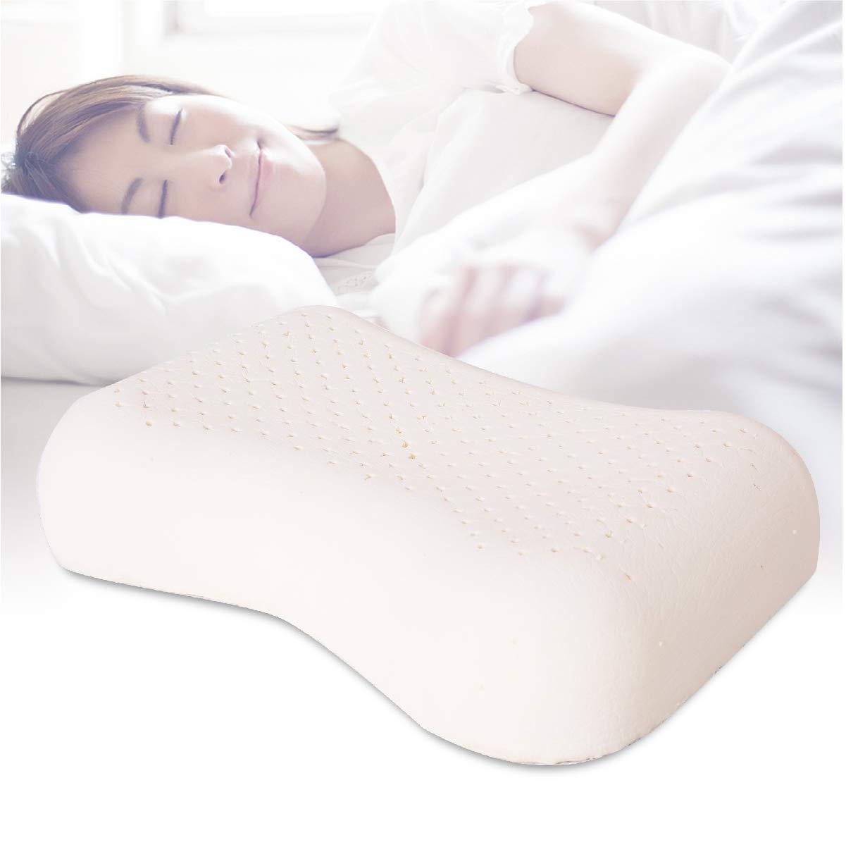 Suvarn 「正規品」100%天然ラテックス 高反発枕 安眠 波型突起 SP2