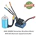 Produktbild Crazepony-UK 3660 3800KV Sensorless Brushless Combo Motor Set and 80A ESC Electronic Speed Control 5mm Shaft Splashproof for 1/10 1:10 RC Racing Car Off-Road Truck Vehicle