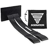 GORNATION Türanker mit Zwei Schlaufen - Sichere Tür-Befestigung für Theraband, Widerstandsbänder & Turnringe - Zubehör für Indoor Workout & Home Gym