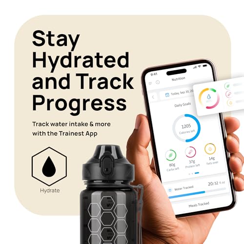 INEVIFIT-3-in-1-Sports-Water-Bottle-34oz-1L-Hydration-Tracking-Water-Bottles-with-Daily-Time-Marker-BPA-Free-Tritan-Leak-Proof-with-Fruit-Infuser-Filter-Mixer-Ball-Insulating-Sleeve-Carrying-Strap