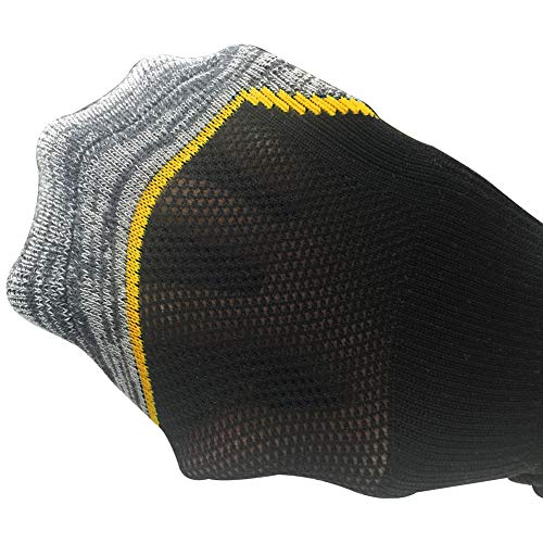 KitNSox Football Socks for Women, Custom Sport Soccer Baseball Mid Calf ID Socks Black 1 Pair3