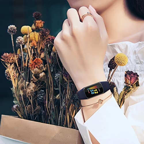 Correa deportiva de silicona compatible con Fitbit Charge 6/5 miniatura 6