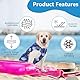 TOPSOSO Hunde T-Shirt Schnell Trocknend Atmungsaktiv Haustier Sommer Shirts Weich Masche Dehnbar Modisch mit Hai Bedrucktes Hunde-Shirt Kalt zum Anfassen Geeignet für Innen und Außen Großes Hunde 3XL