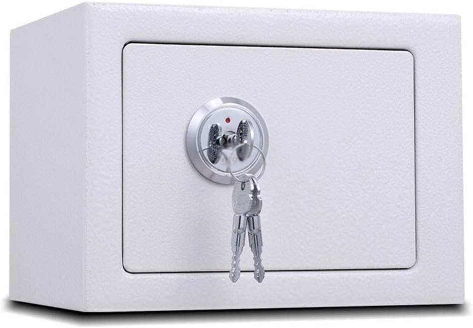 Safe, Fireproof Waterproof Safe Safe it Box Storacabinet Security Wall Mounted Electronic Lock Safe/White/17 High, White-20 High