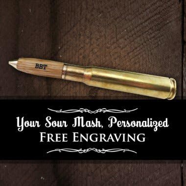 Used Tennessee Sour Mash Whiskey Barrel Spent .50 Caliber Machine Gun Bullet Cartridge Writing Pen