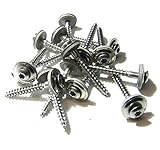 50 Stk. Spenlgerschrauben Edelstahl V2A mit EPDM Dichtscheibe Teilgewinde Torx 4,5x20->4,5x80 (4,5 x 60)