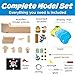 Creativity for Kids Buildeez! Easy Wooden Model Set: Pirate Ship, Sea Skull - DIY Arts & Crafts Kit, STEM Toys and Gift for Kids, Boat Toys for Boys (Ages 5+)