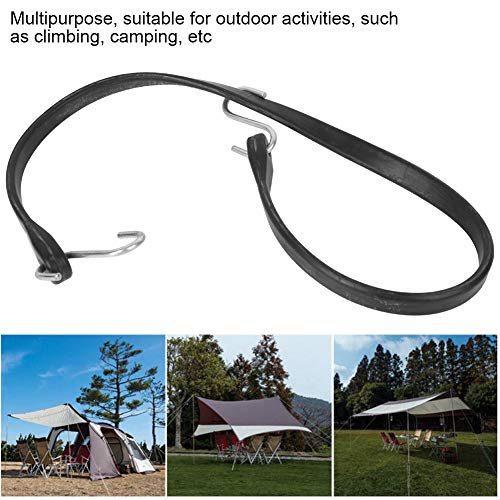 Alvinlite Bungee Cords with Hooks, 31inch Heavy Duty Elastic Bungee Straps, Rubber Bundling Belt Tent/Tarp Fixing Rope Strap - Image 3