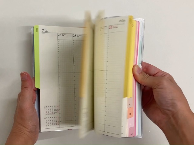 kumiページ 手帳 2026 ケイティー / B6 スリム マンスリー / 2026年3月始まり