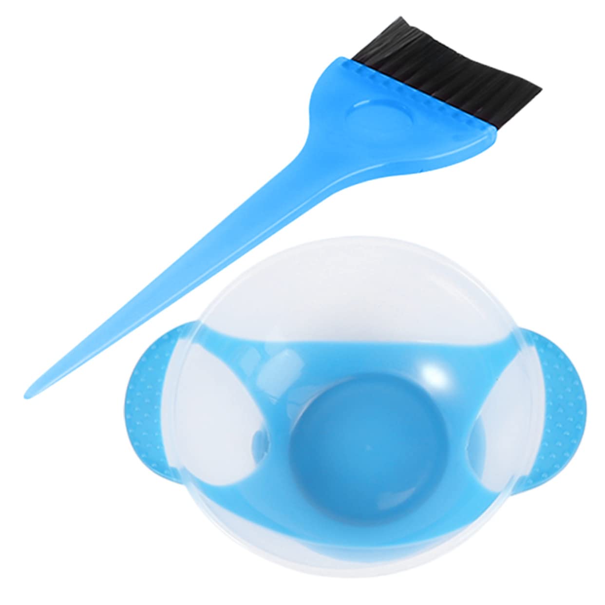 TOVINANNA Hair Coloring Brush and Bowl Set Reusable Mixing Bowl Suction Cup Hair Dyeing Tool Kit for Salon or Home