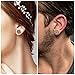 Longbeauty 4 Pair Vintage Handmade Organic Wood Double Flared Saddle Tunnel Ear Plugs Expander Gauges 10MM