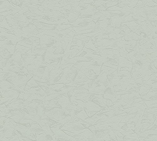 A.S. Création Vliestapete Happy Spring Tapete in Spachtel Optik 10,05 m x 0,53 m grün Made in Germany 351823 35182-3