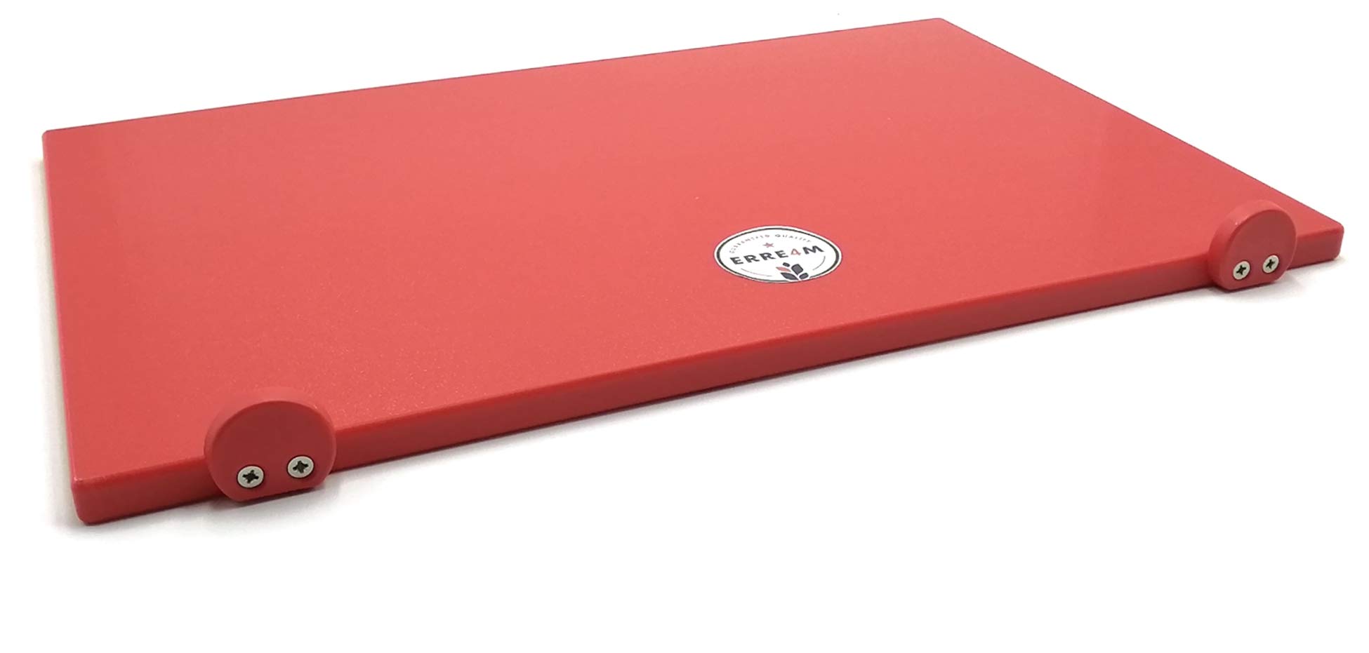 Tagliere Professionale ERR4M in polietilene con Fermi. (Rosso, 60x40)