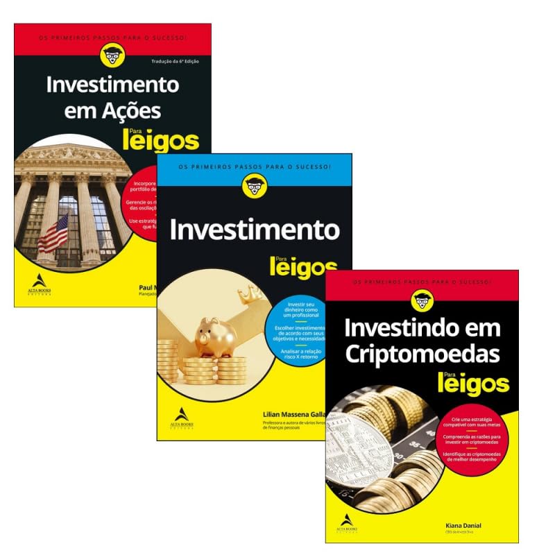 Kit Investimento Para Leigos + Investimento Em Ações Para Leigos ...