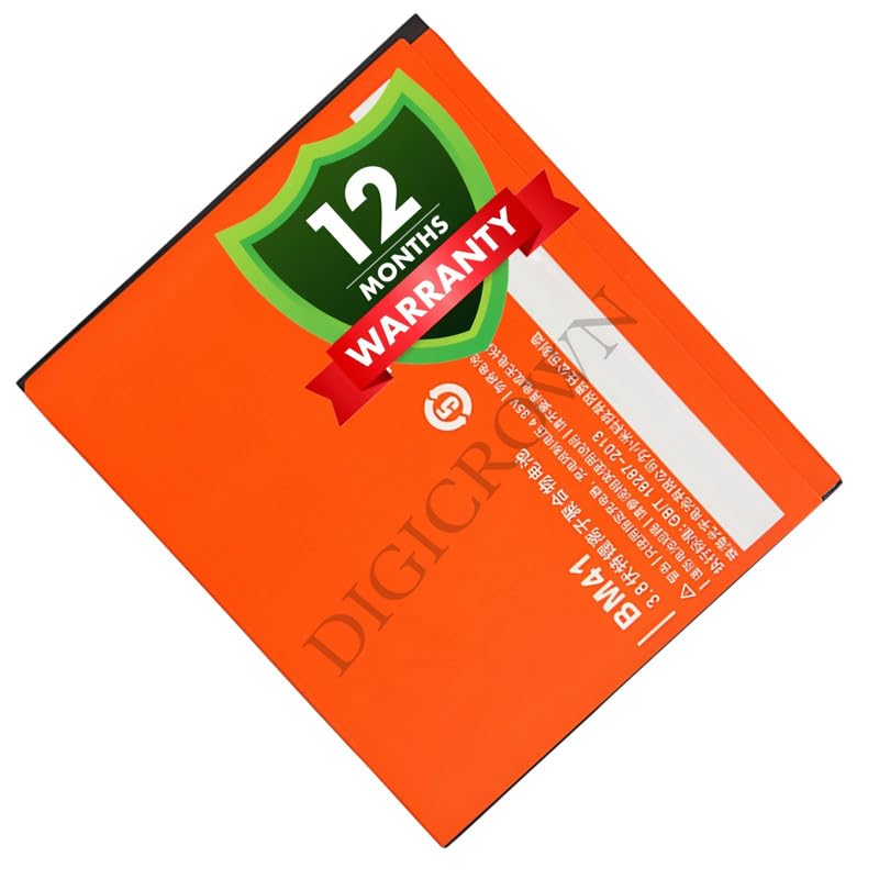 Image of Original BM41 Battery Compatible for Xiaomi Redmi 1 | Redmi 1S - (2000mAh) - 1 Year Warranty DF7