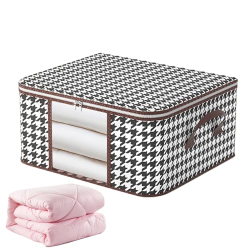 de Almacenamiento de Ropa - Contenedor de Almacenamiento de Tela de Gran Capacidad, Plegable con Cremallera, Organizador a Prueba de Polvo | Compartimento grueso y duradero para prendas de vesti