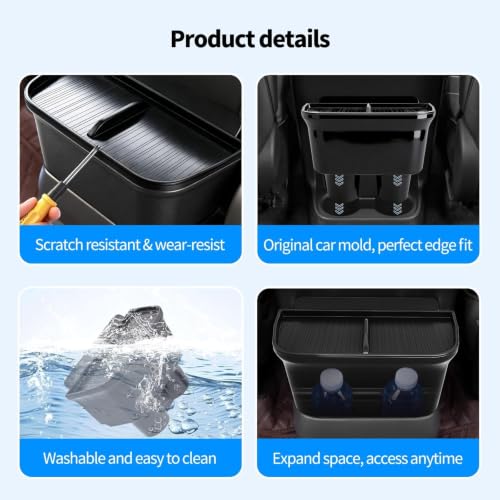 Erivis 5PCS Rear Center Console Trash Can for Toyota Sienna by Erivis - Used condition - Image 7