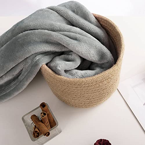 Image of NANPIPER Baby Blankets, Super Soft Fleece Fuzzy Blanket for Toddler, Luxury Cozy Lightweight Microfiber Plush Blanket-Throw Size 30 inchx40 inch,Grey