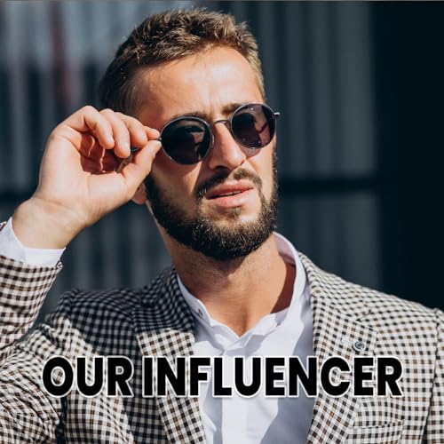 DUCO Retro Round Polarized UV400 Sunglasses for Men Women Vintage Polarized Sun Glasses Classic Vintage Shades DC30482