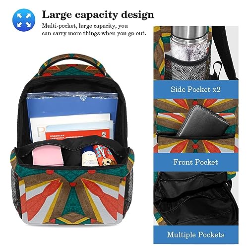 Sac de voyage pour étudiants multicolore grand format lot de 2 - 3