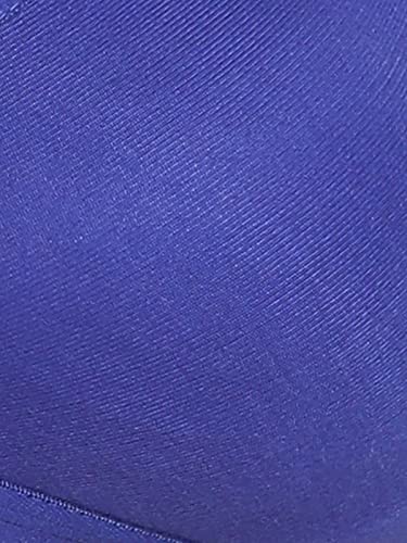 Image of Clovia Women's Cotton Rich Solid Non-Padded Full Cup Wire Free T-Shirt Bra - Dark Blue