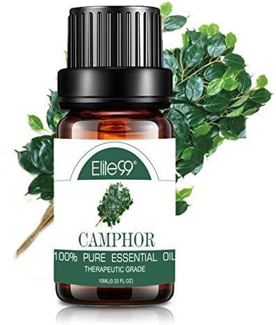 Elite99 Essential Oil Aromatherapy Camphor Pure Oil for Diffuser Natural Theraputic Grade Oil 10ML
