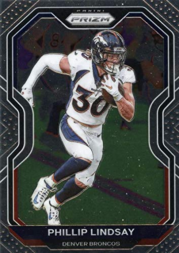 2020 Panini Prizm 114 Phillip Lindsay Denver Broncos NFL Football Trading Card