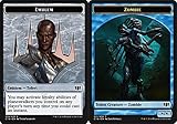 Magic The Gathering - Emblem - Teferi // Zombie Token - Blue - Commander 2014