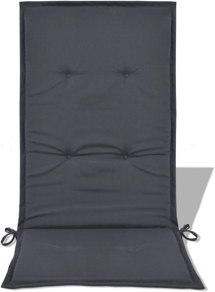 Tidyard Garden Chair Cushions, Set of 2 High Back Patio Furniture Replacement Cushions, Fabric Indoor Outdoor Seating Cushion 47.2 x 19.7 x 1.2 Inches (L x W x T)